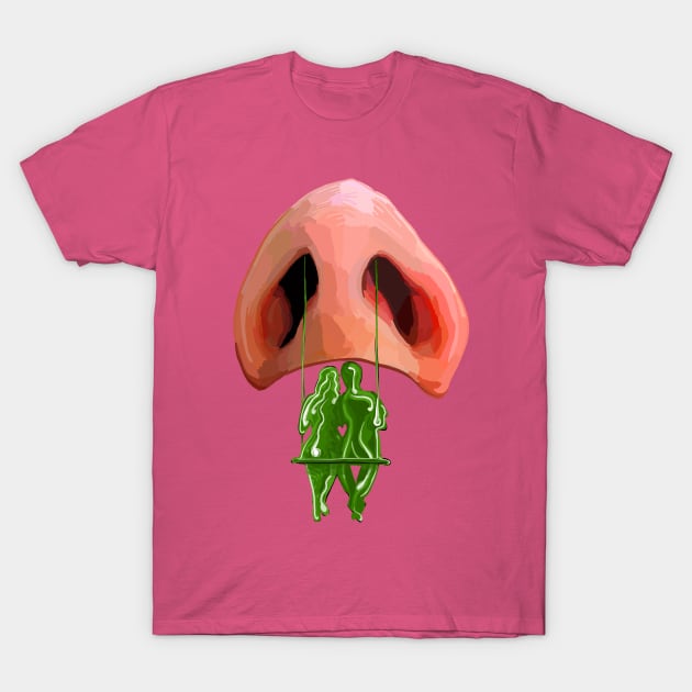 Pick your partner like you pick your nose - gross love T-Shirt by SmerkinGherkin
